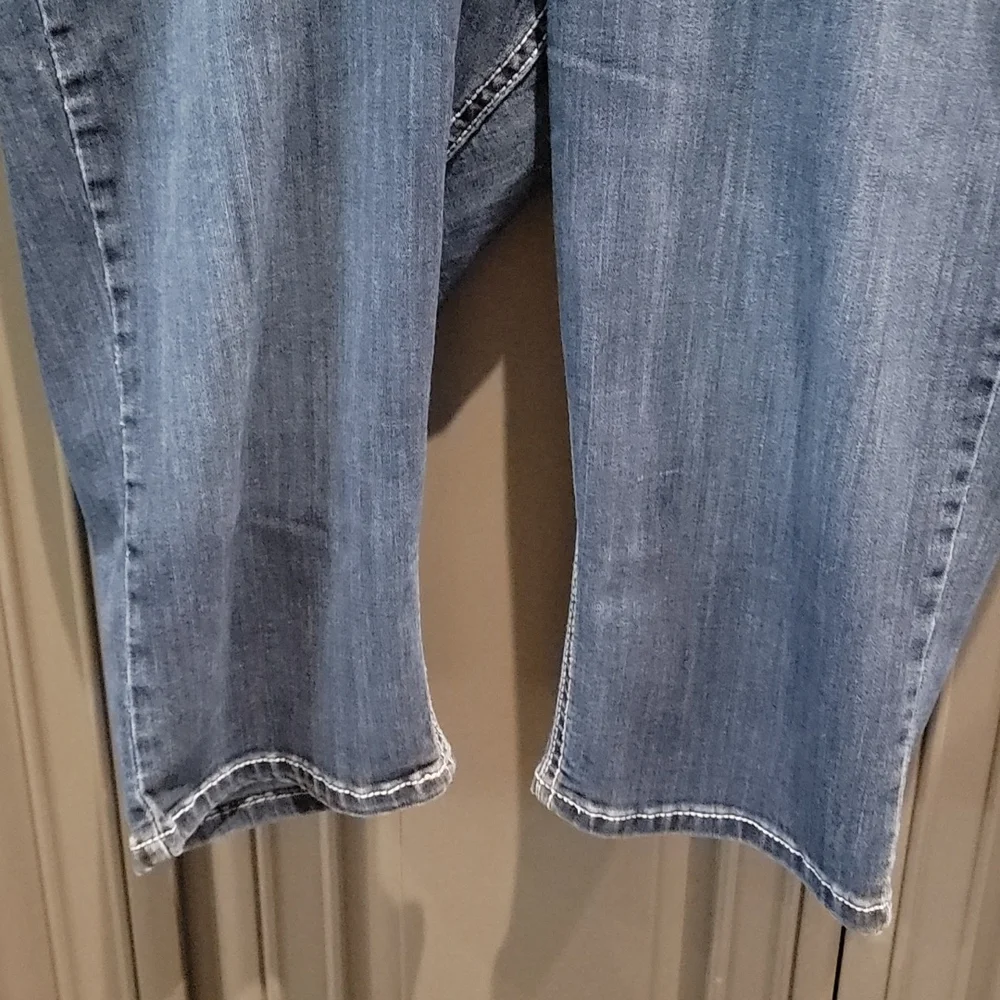 Lee Slender Secret Low Waist 14 Medium Capri - Picture 4 of 9